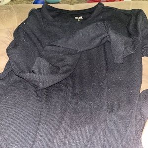 Black long sleeve shirt